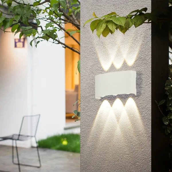 Brilagi - LED vonkajšie nástenné svietidlo FLAREBOX LED/6W/230V biele IP65