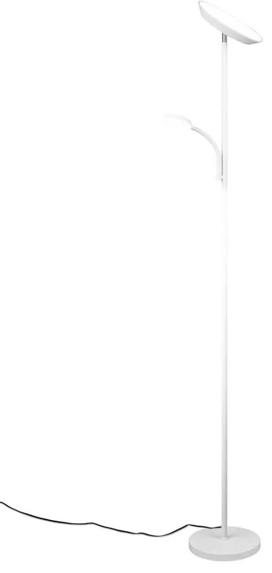Biela LED stojacia lampa (výška 178 cm) Specter – Trio