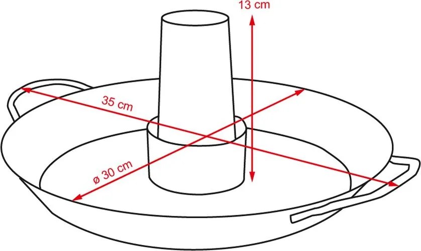 Stojan na kura CHICKEN s panvicou - Cullinaria