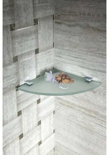 SAPHO XJ018 Asoffi držiaky sklenenej poličky  8 mm, strieborná