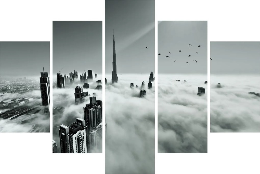 Obraz - Mrakodrapy v Dubai (150x105 cm)