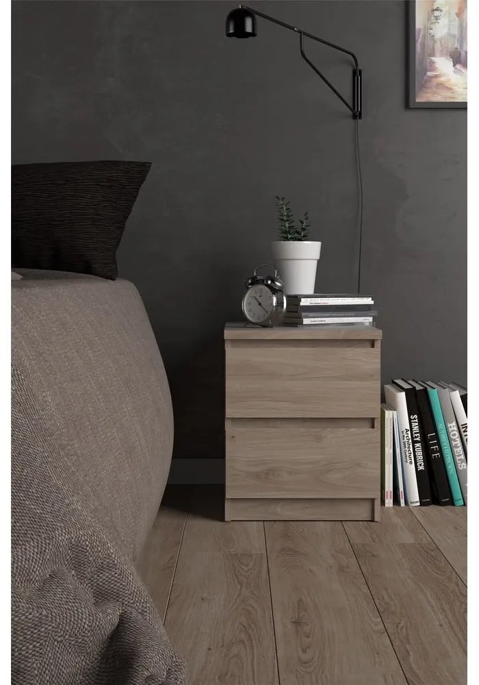 Nočný stolík v dekore duba Naia - Tvilum