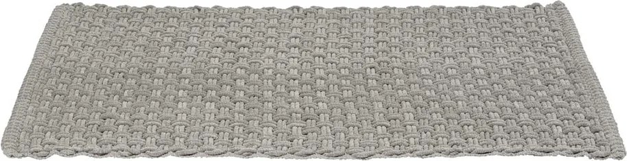Sivá textilná kúpeľňová predložka 50x80 cm Ecoli – Wenko