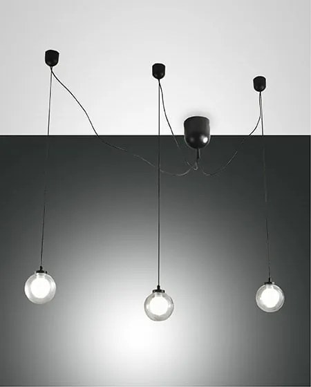 Retro a vintage svietidlo FABAS BLOG LED BLACK 3 3472-47-101