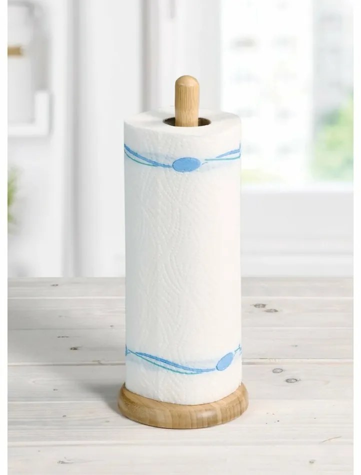Kesper 81204 Stojan na kuchynské utierky bambus, 12,5 x 32,5 cm