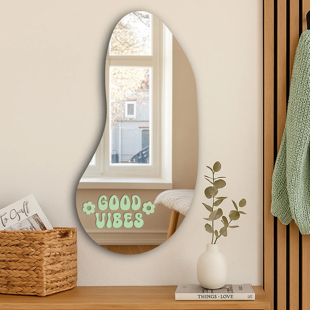 Nálepka na zrkadlo S6 – Good vibes