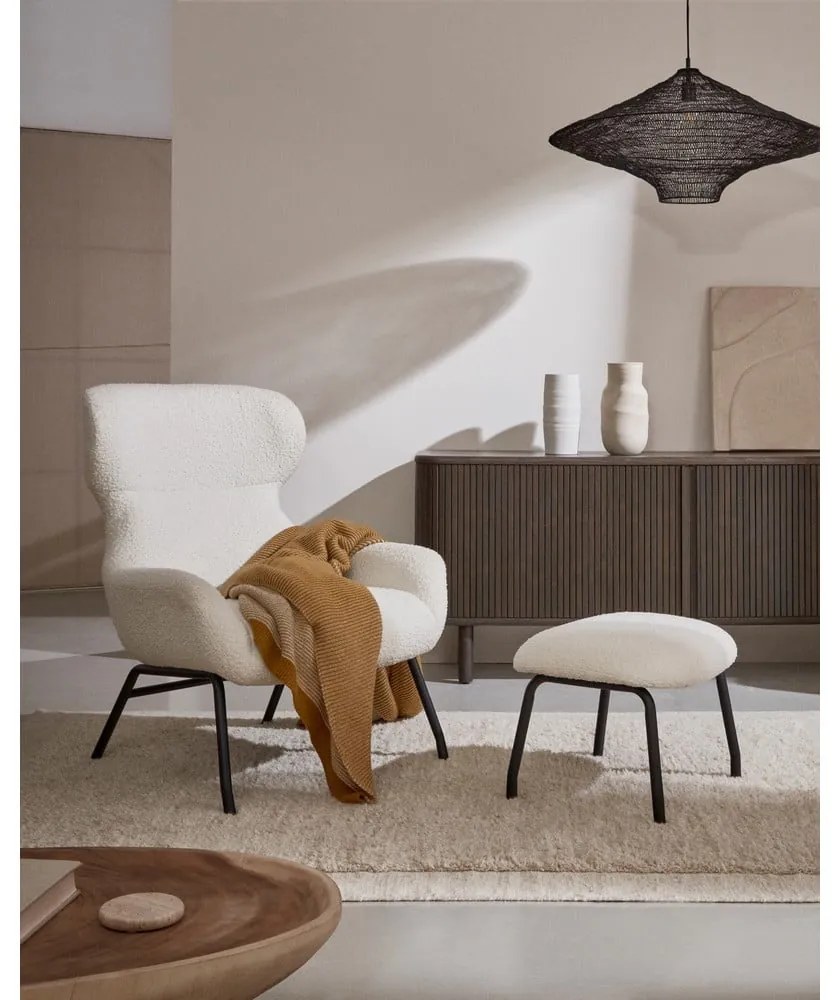 Hnedé kreslo Belina – Kave Home