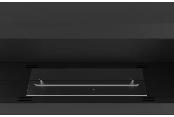 InFire - Rohový BIO krb 45x90 cm 3kW čierna