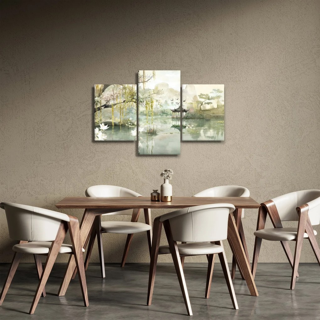 Obraz - Čínske jazero (90x60 cm)