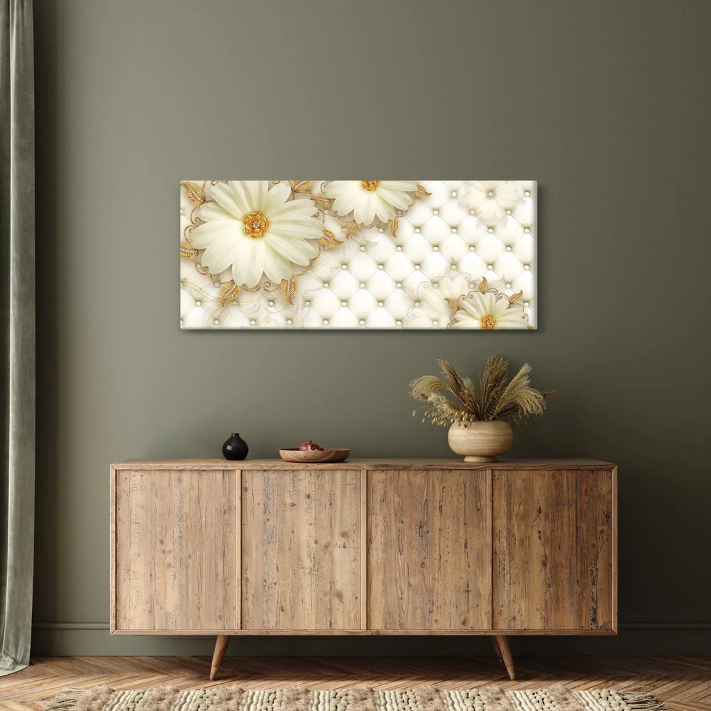 Obraz - Zlatá koláž (120x50 cm)