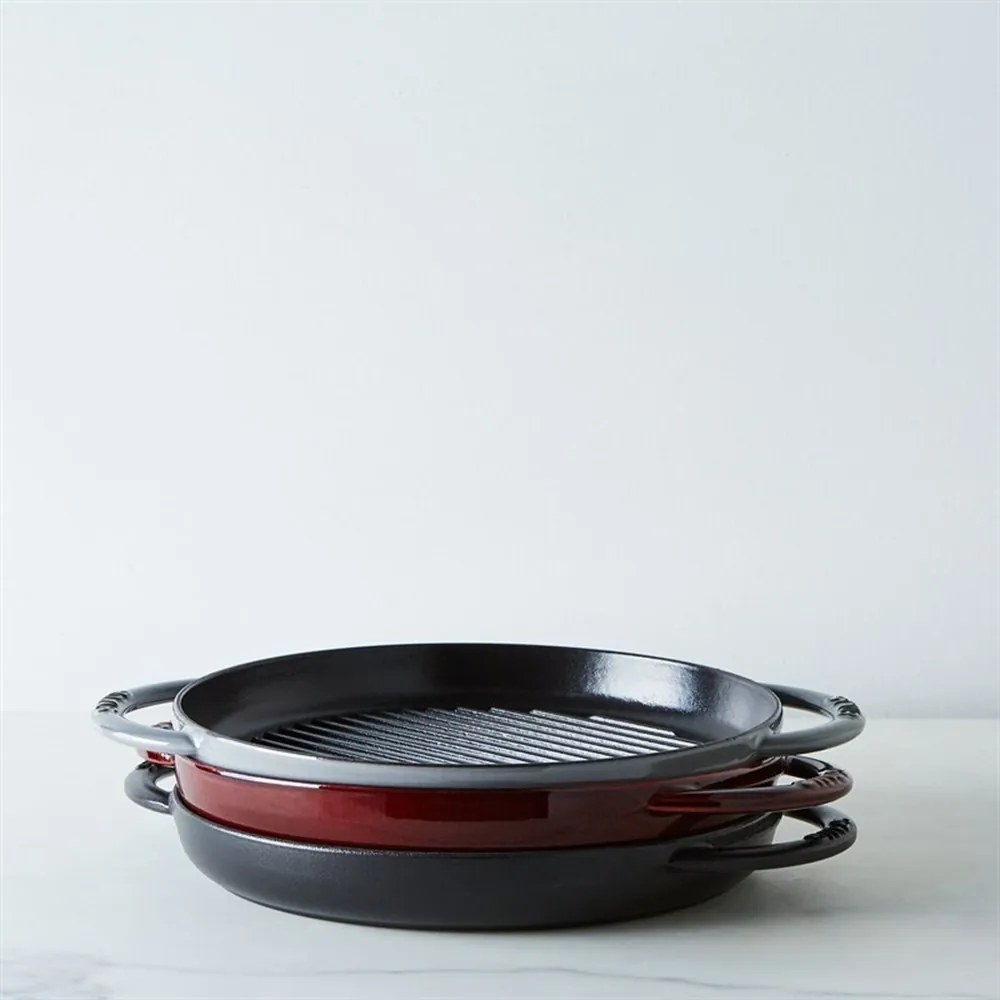 Staub Grilovacia panvica 26cm šedá 1l