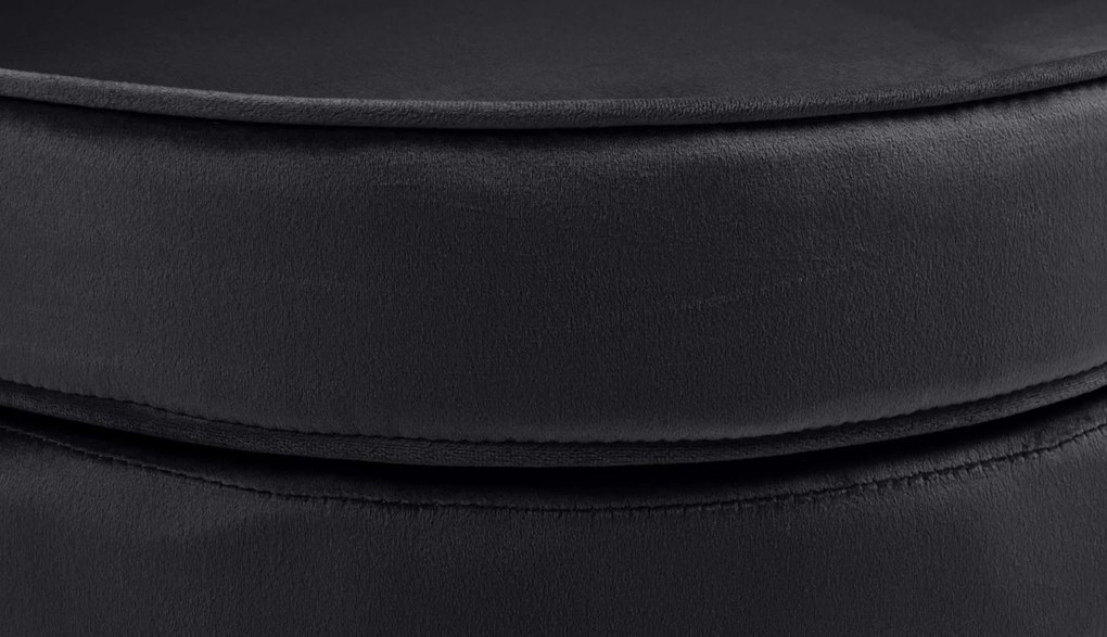 Stolička Rosita zamat - čierna