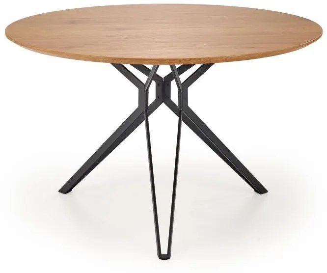 Okrúhly stôl PIXEL 2, zlatý dub
