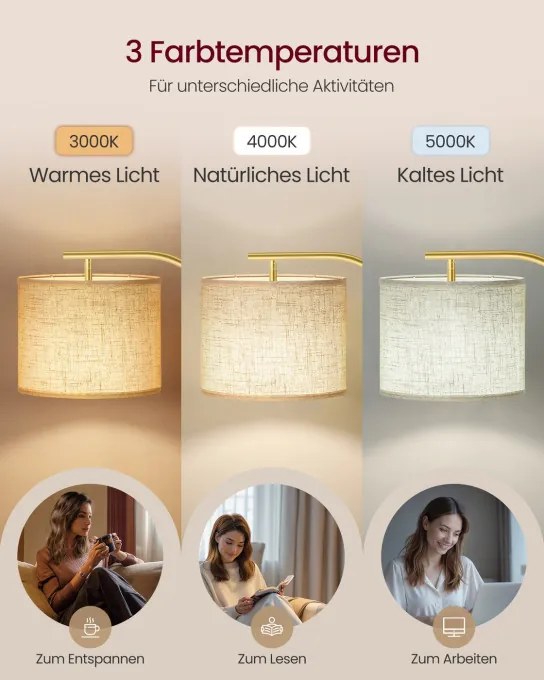 Stojaca lampa s tienidlom LFL006AB02