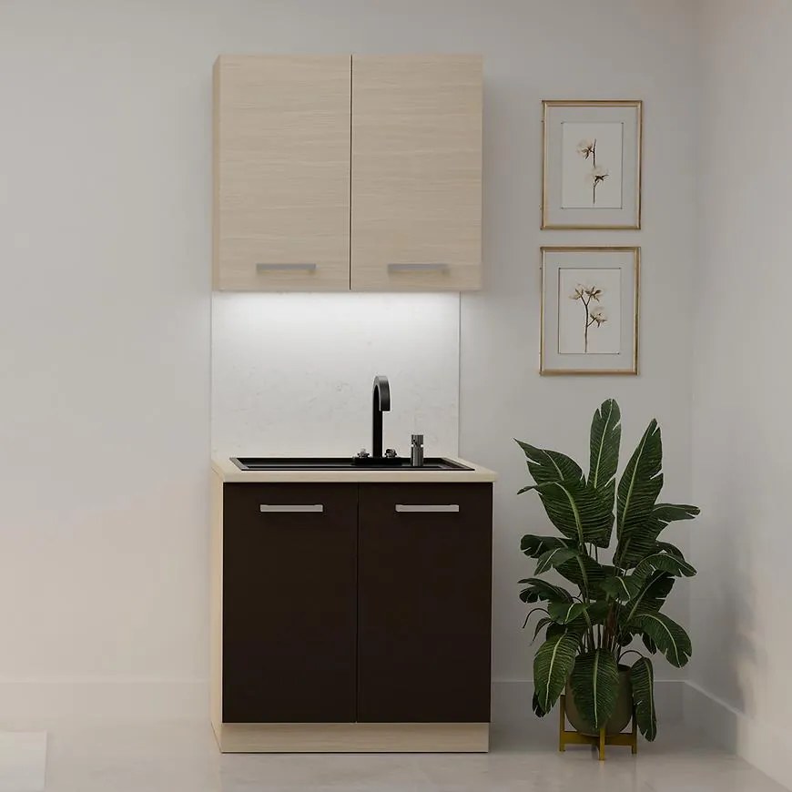 Kuchynská linka Wiktoria Chamonix 80 cm bez pracovnej dosky