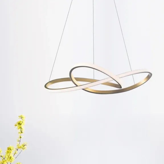 LED luster Fusion 72 zlaté