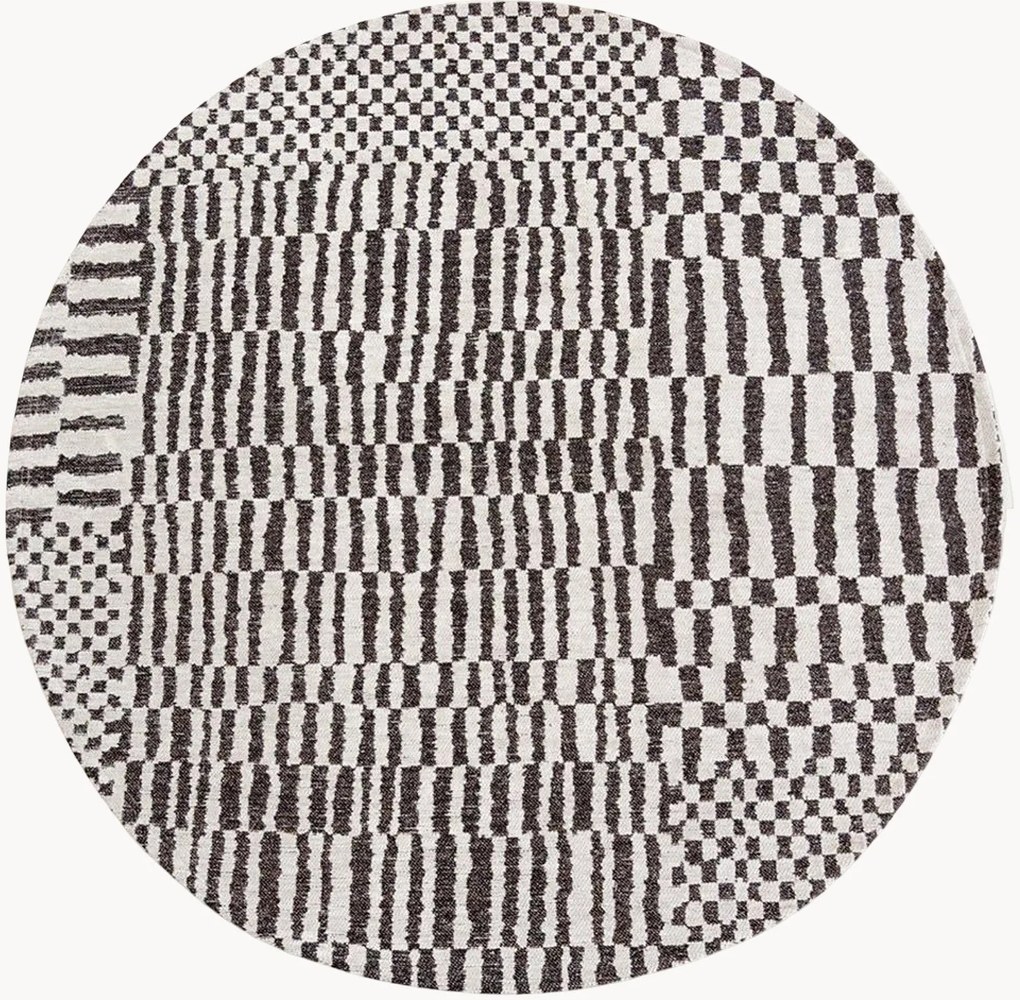 Umývateľný okrúhly koberec do interiéru/exteriéru Berber