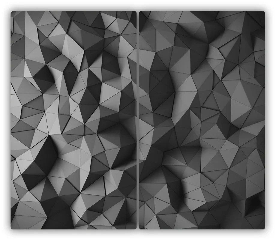 Sklenená doska na krájanie Abstraktné 3d pozadia 60x52 cm