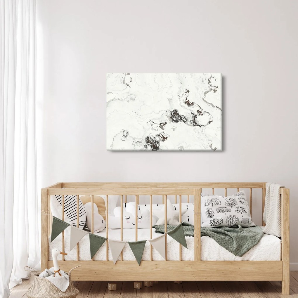 Obraz - Biely mramor (90x60 cm)