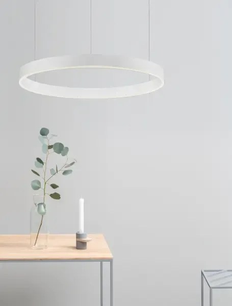 LED luster Motif 60 biele CCT s diaľkovým ovládaním
