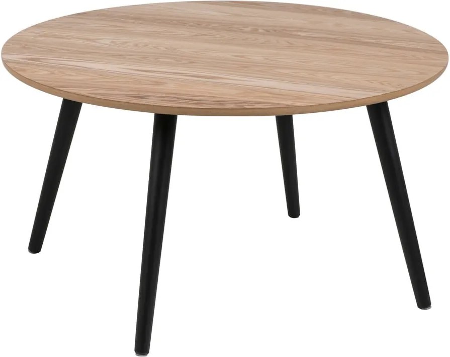 Konferenčný stolík s dyhou z jaseňa Actona Stafford, ⌀ 80 cm
