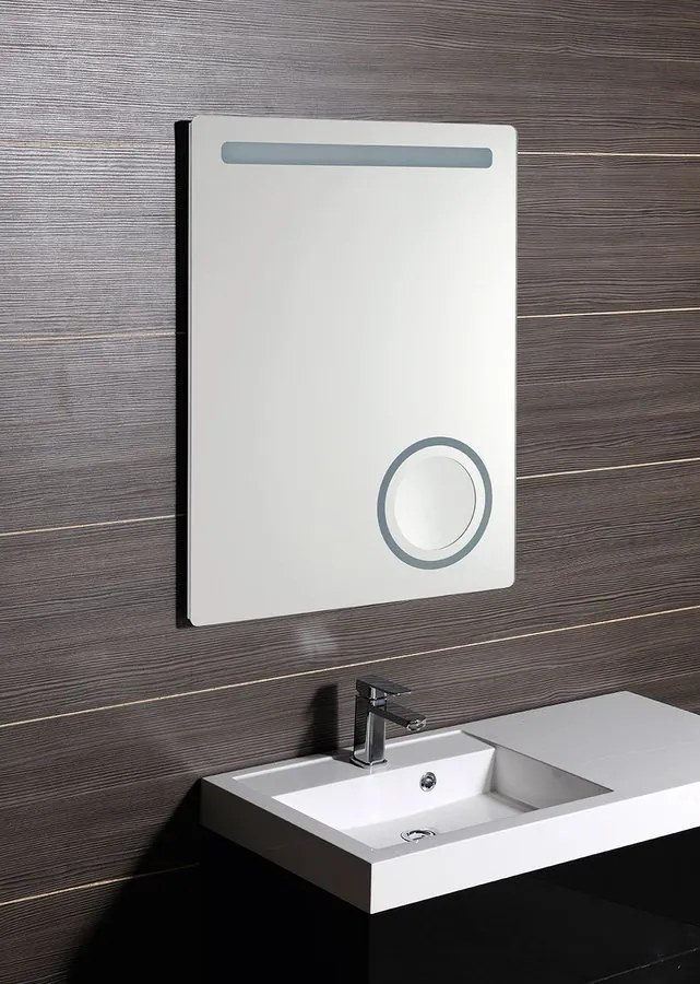 Sapho Sapho, ASTRO LED podsvietené zrkadlo 600x800mm, kozmetické zrkadielko, MIRL2