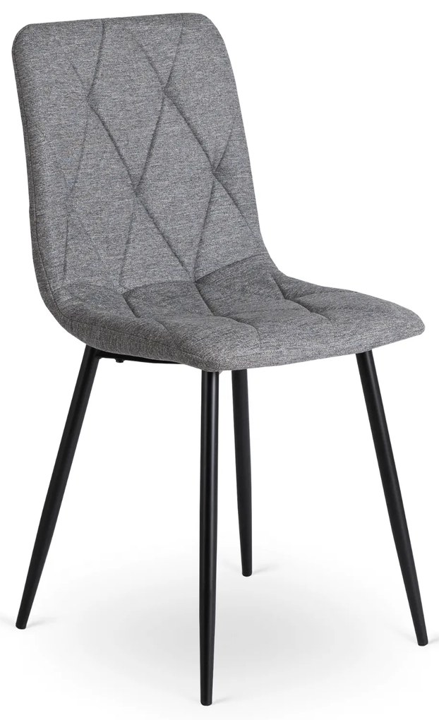 PROXIMA.store - Čalúnená jedálenská stolička ROBIN 2 FARBA: čierna