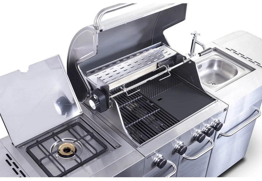 Plynový gril G21 Arizona, BBQ kuchyňa Premium Line 6 horákov + zadarmo redukčný ventil 6390330