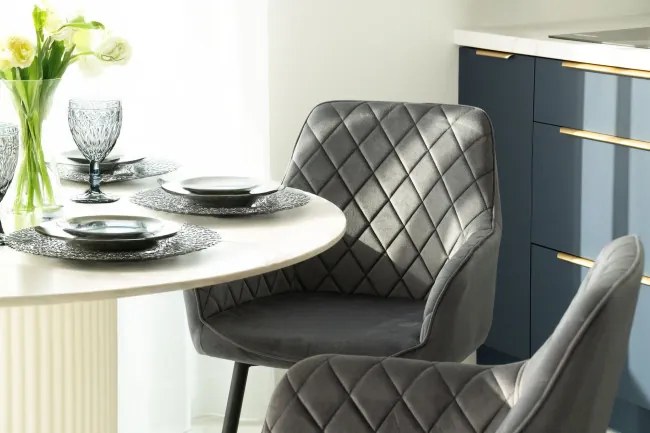 Jedálenská stolička HAVANA VELVET grafitová