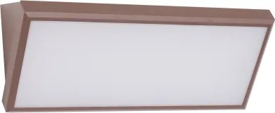 Brilagi - LED Vonkajšie nástenné svietidlo so senzorom TRIANGLE LED/42W/230V hnedé IP65
