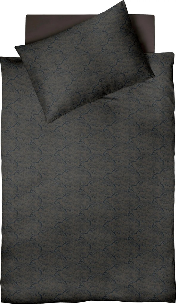 XXXLutz POSTEĽNÁ BIELIZEŇ, damask, tmavomodrá, 140/200 cm Fleuresse - Obliečky & plachty - 003273072601