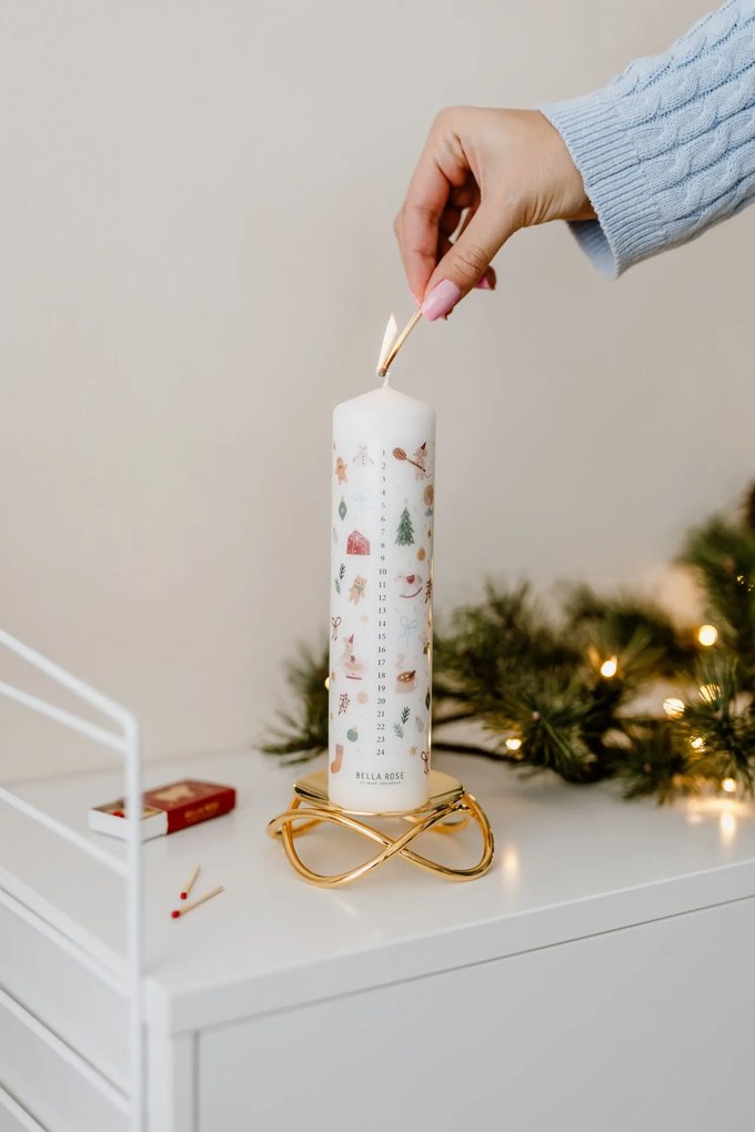 Bella Rose Adventná sviečka Vánoční myšky