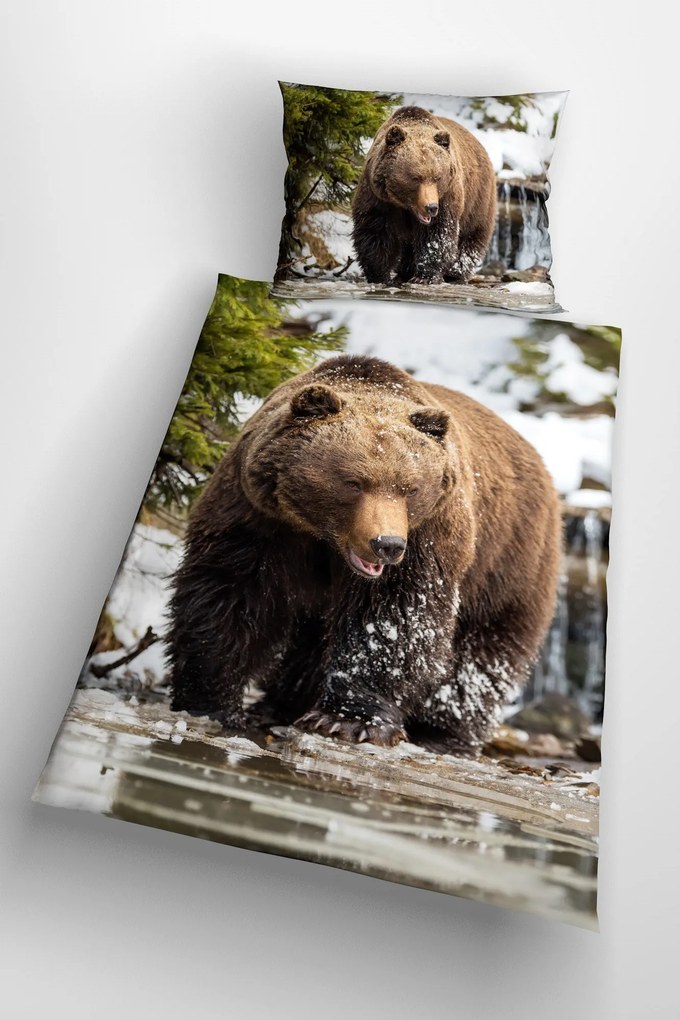 3d obliečky Bear 140x200 cm