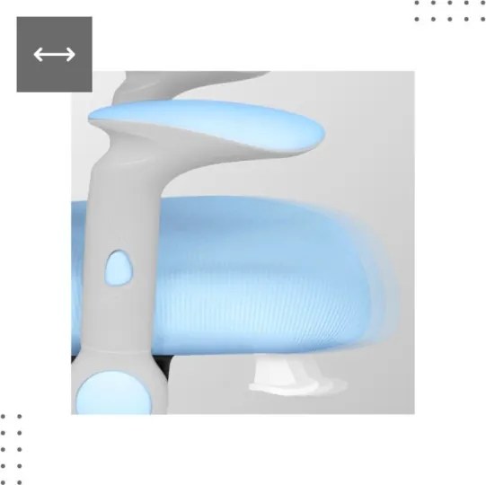 Detská otočná stolička Mark Adler Junior 5.0 Blue