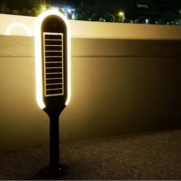 LED Solárna lampa so senzorom BOLLARD LED/5W/5,5V 70 cm 4000K IP65 2000 mAh