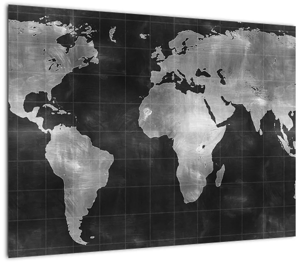 Obraz - Mapa sveta (70x50 cm), 40 ďalších rozmerov