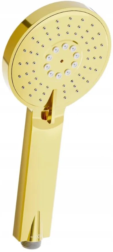 Mexen príslušenstvo - 1-bodový ručný sprchový set R-40, zlatá, 785406052-50