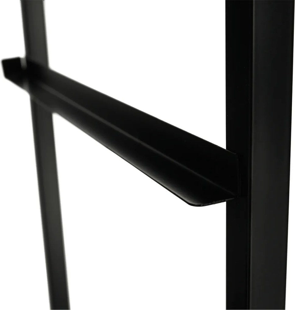 Komoda s látkovými zásuvkami PALMERA, čierna