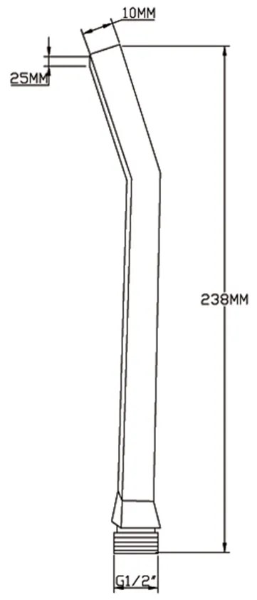 Sapho Sapho, Ručná sprcha, 230mm, mosadz/chróm, 1204-01