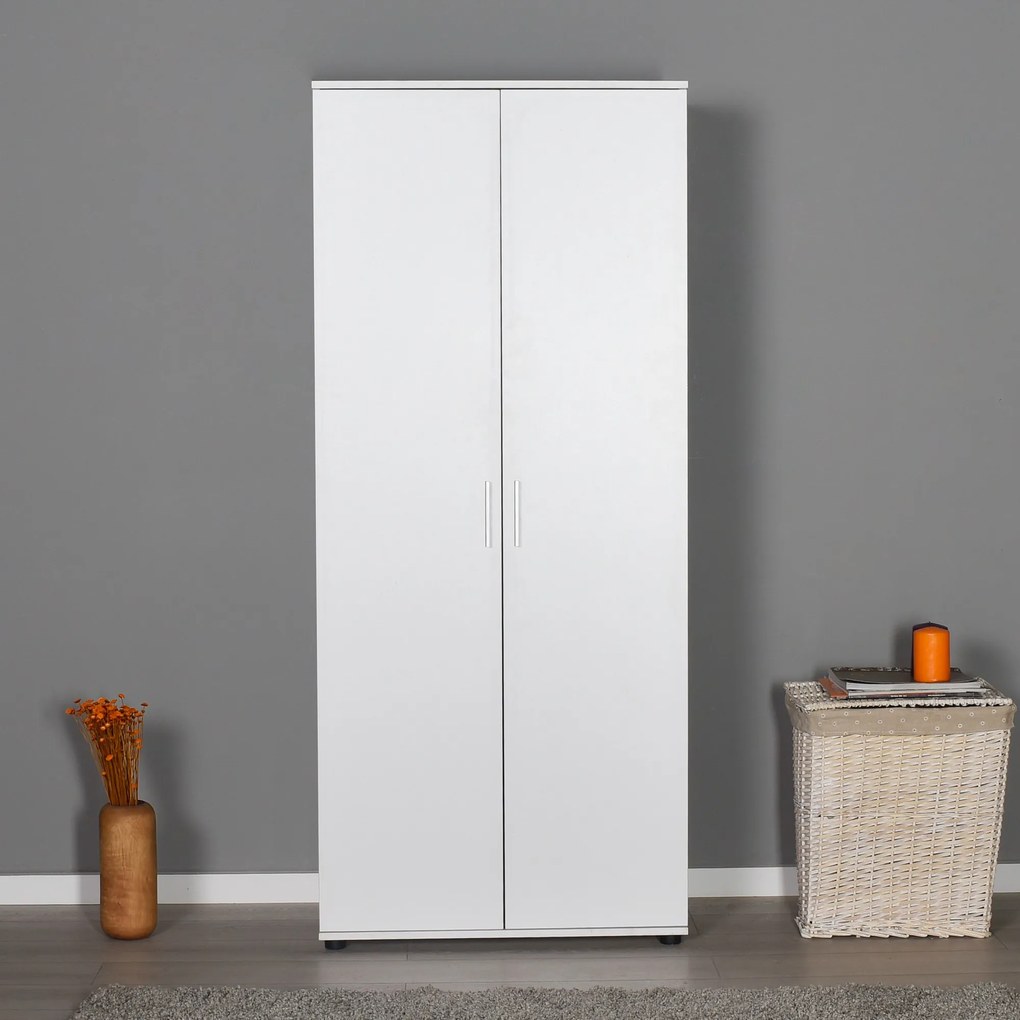 Šatníková skriňa Gorde 80 cm biela