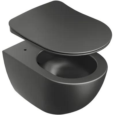 WC doska RAVAK Chrome čierna X01795