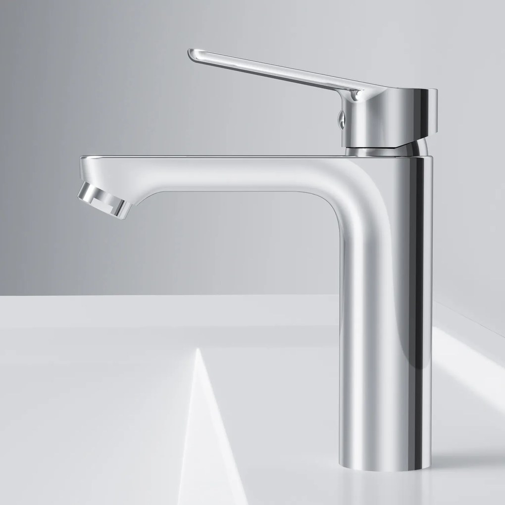 Umývadlová batéria AM.PM Hit FTA82200 jednopáková s odtokovým ventilom, chróm