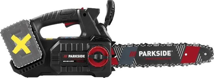 Parkside Performance® Aku prerezávacia píla 40 V Ppaks 40-Li B2 + Akumulátor 20 V/4 Ah, 2 kusy + Rýchlonabíjačka 20 V/4,5 A (800012229)