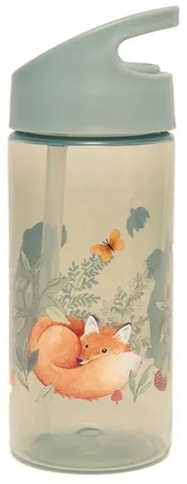 PETIT MONKEY Detská fľaša Bear and Friends Sage 380 ml