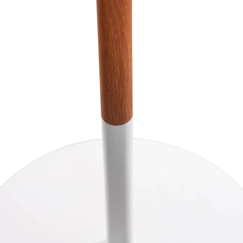 Vonkajšia stojaca lampa biela vrátane stmievateľnej solárnej nabíjateľnej LED IP65 - Chloe Plant