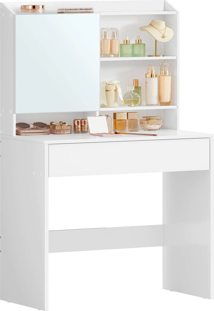 XXXLutz TOALETNÝ STOLÍK, biela, 70/40/136 cm Boxxx - Online Only drobný nábytok - 002543017601