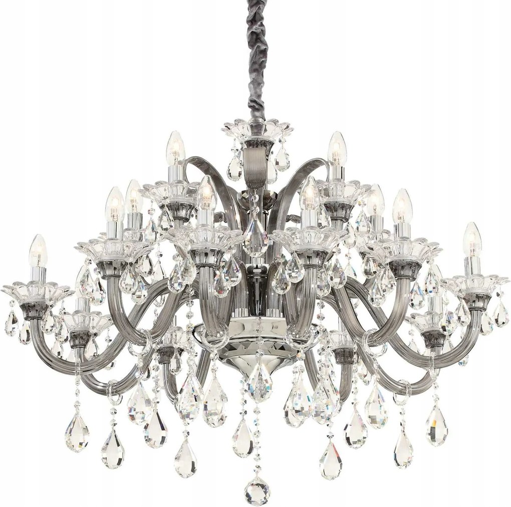 Závesný luster Ideal Lux Colossal SP15 E14 15x40W sivá/čierna