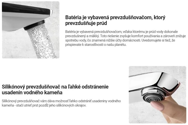 Deante Arnika, vysoká umývadlová batéria h-302, zlatá lesklá, DEA-BQA_Z20N