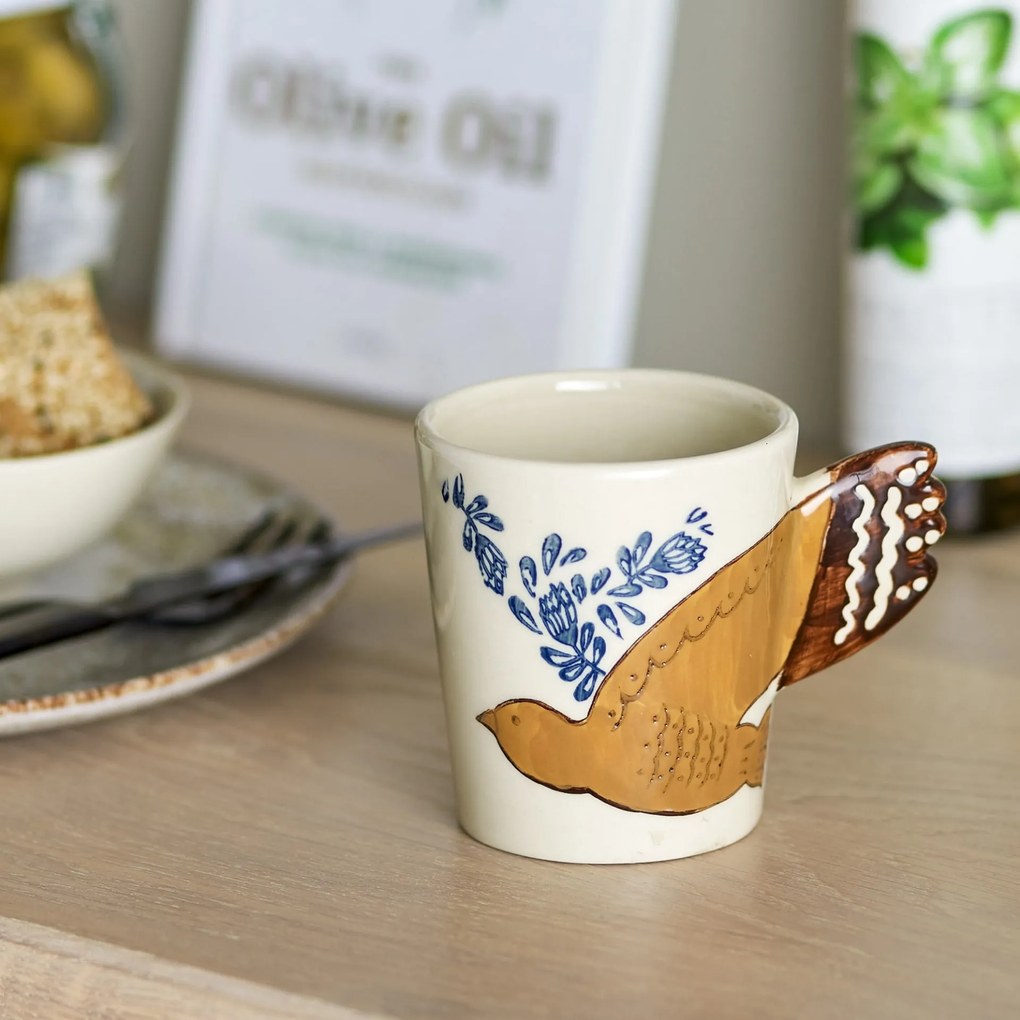 Bloomingville Kameninový hrnek Hezha Nature 260 ml