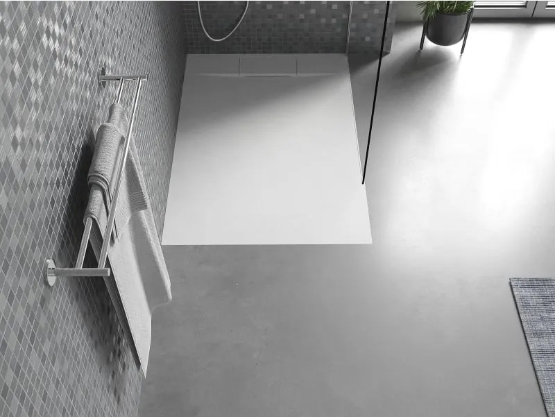 Mexen Otto obdĺžniková sprchová vanička SMC 90 x 80 cm, biela - 4N108090